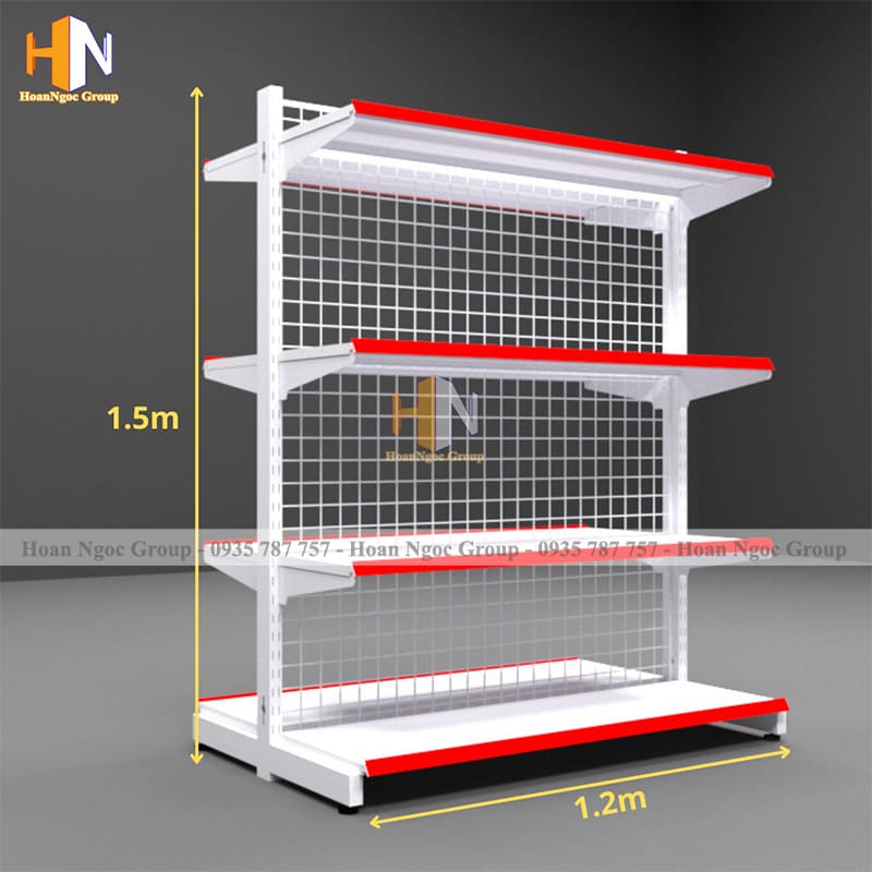 Bí quyết chọn kích thước kệ siêu thị phù hợp